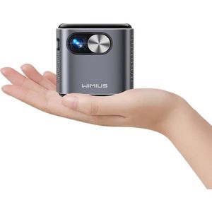 Vidéoprojecteur Wimius DLP Vidéoprojecteur - 5G WiFi Bluetooth - 1080P Android - Auto Focus - Mini Portable projecteur avec batterie