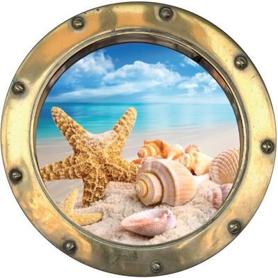 Sticker Trompe Oeil Hublot | MPA Déco