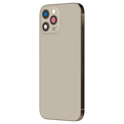 Châssis Arrière IPhone 12 Mauve Avec Vitre Arrière - Semi-complet - Neuf Générique
