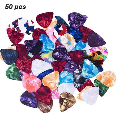 Lot De 120 Médiators De Guitare Colorés - Épaisseur 2 Mm, Matériau ABS, Pour Guitare électrique, Acoustique, Basse, Ukulélé