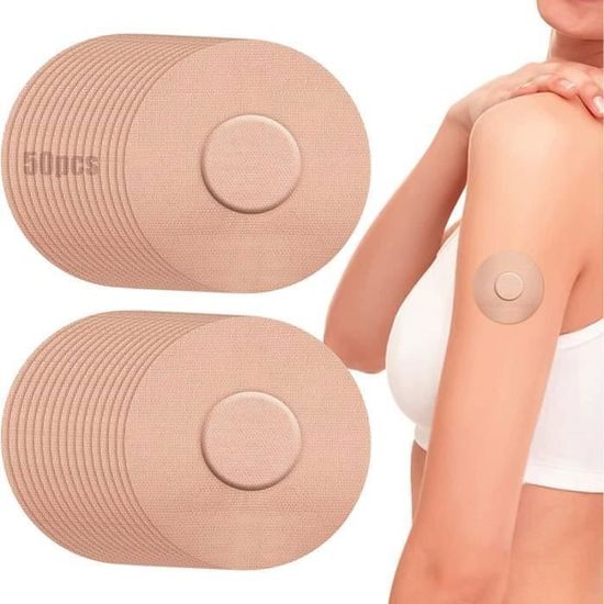 Patchs De Protection Pour Capteur De Glycémie - 25 Pièces - Compatibles Freestyle Libre 1/2/3 - Imperméables Et Respirants