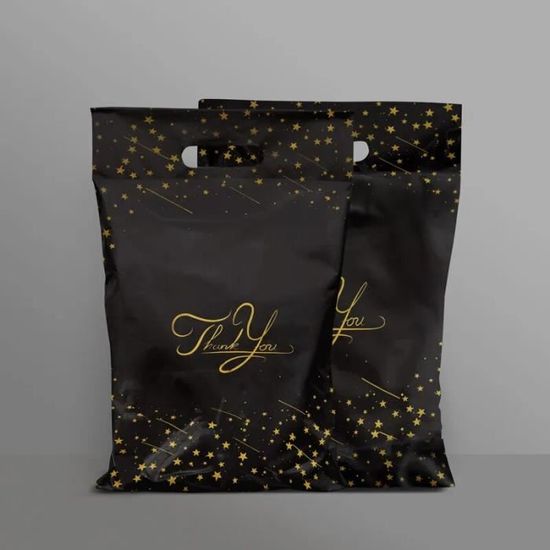 Lot de 5 sacs fourre-tout en PVC transparent conçus pour les mariages fêtes et