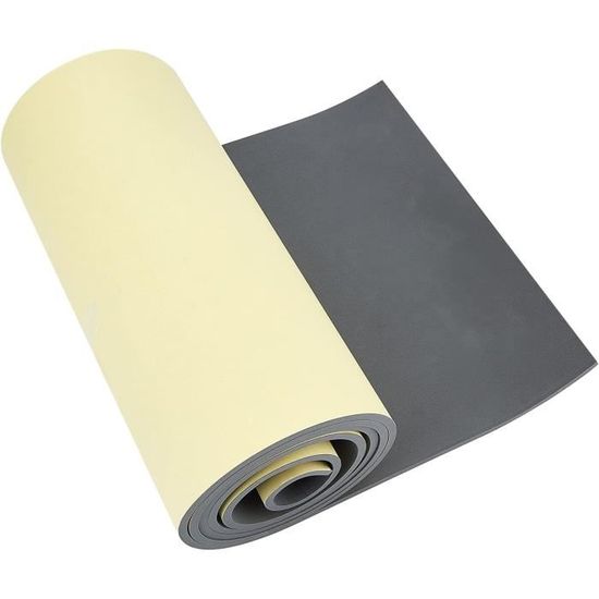 Rouleau Mousse EVA Auto-adhésive BENECREAT - 2m X 30cm X 1mm, Noir