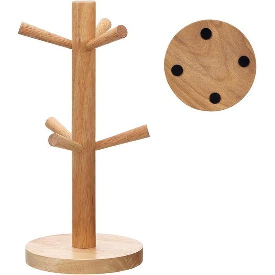 Porte-Tasses Bois, Arbre à Tasse, Support De Tasse à Café