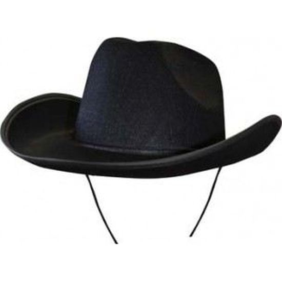 chapeau cowboy noir