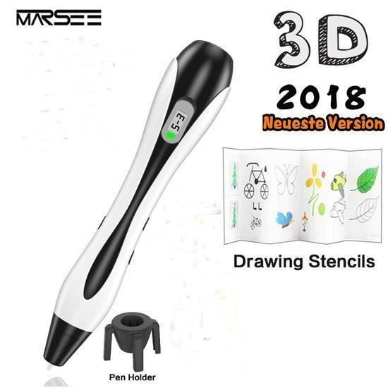Stylo 3D, 3D Professionnel Pen Set Stylo d'Impression 3D Avec