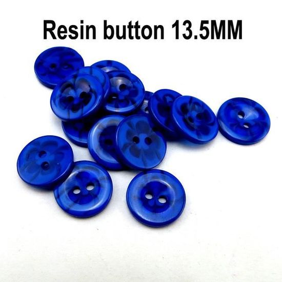 Lot De 10 Boutons Décoratifs En Résine Ronds 4 Trous - Pour Couture, DIY, Décoration
