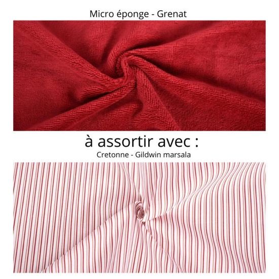 Tissu Côtes de cheval bleu - Tissu upcyclé chic et durable