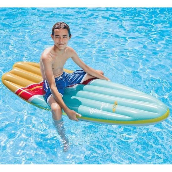 Planche De Bodyboard Gonflable Avec Poignées - Jeu Aquatique Pour Enfants, Natation, Plage