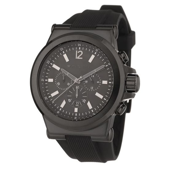 MICHAEL KORS Montre MK8152 Homme Noir Tendance Achat vente montre Homme Adulte Resine Cdiscount