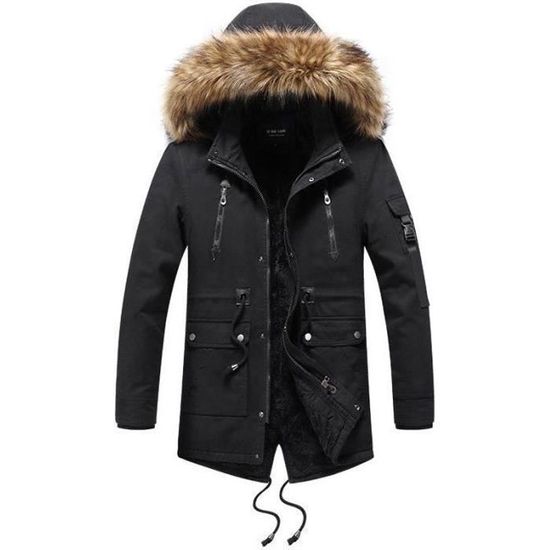 Manteau D'hiver Pour Homme - Parka Matelassée Chaude, Coupe Ajustée, Idéale Pour Le Travail, Les Loisirs Ou La Chasse - 10