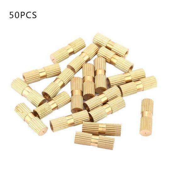 Moleté Pouce Vis, M4x25mm Laiton Boulons 7mm Dia Grip Boutons