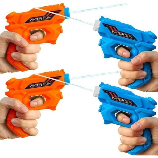 Lot De 3 Mini Pistolets à Eau Pour Enfants - 8 Cm De Long - Grande Portée | Parfait Pour Jardin, Plage - 12