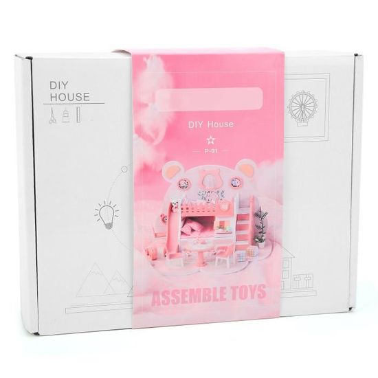 Lustre LED Miniature Pour Maison De Poupée, échelle 1:12, Interrupteur à Piles, Idéal Pour La Décoration Et Le Revêtement De Sol