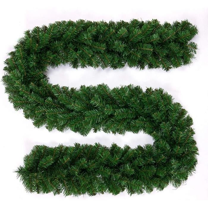 Guirlande Sapin Artificiel Norfolk 1,8 M - Déco Noël Réaliste - Flexible, Avec Baies Et Pommes De Pin - Pour Cheminée, Escalier, Table - 8
