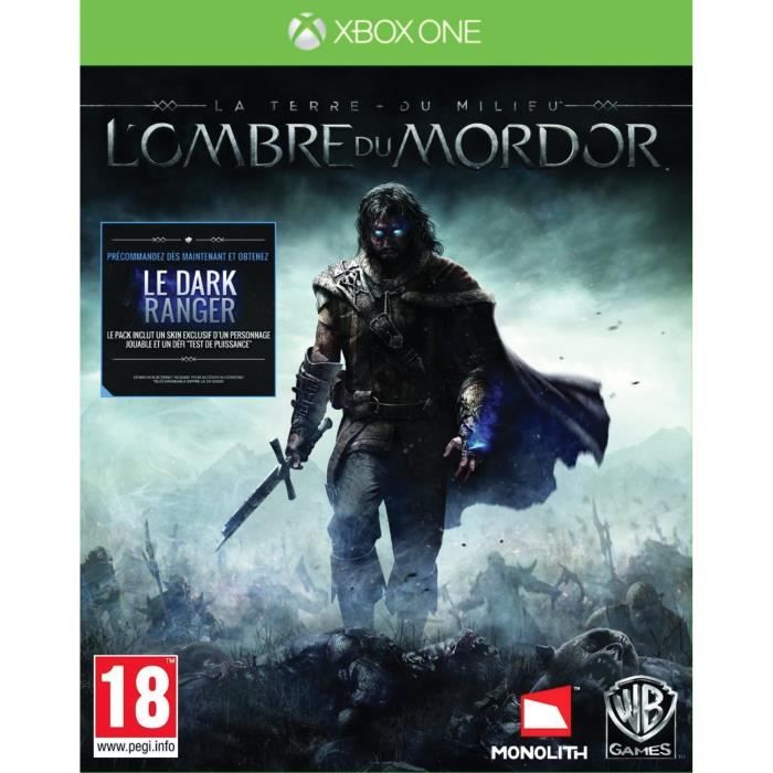 La Terre du Milieu L'Ombre du Mordor Jeu XBOX One