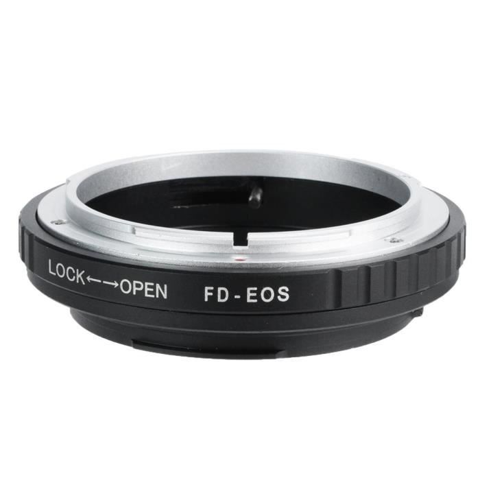 Adaptateur d'objectif bague FD-EOS Adaptateur d'objectif FD pour appareil photo Canon EOS Mount