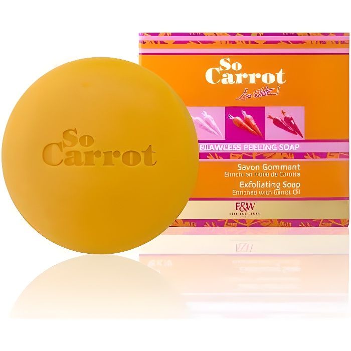 Savon Gommant pour Exfolier en Douceur 200g Fair & White SO CARROT
