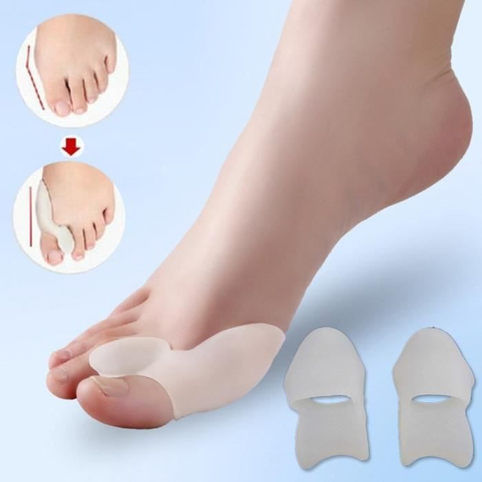 1 Paire Silicone Gros Orteil Hallux Valgus Correcteur Oignons Appareil De Traitement Séparateur D'Orteil Pieds Soins L3 #99