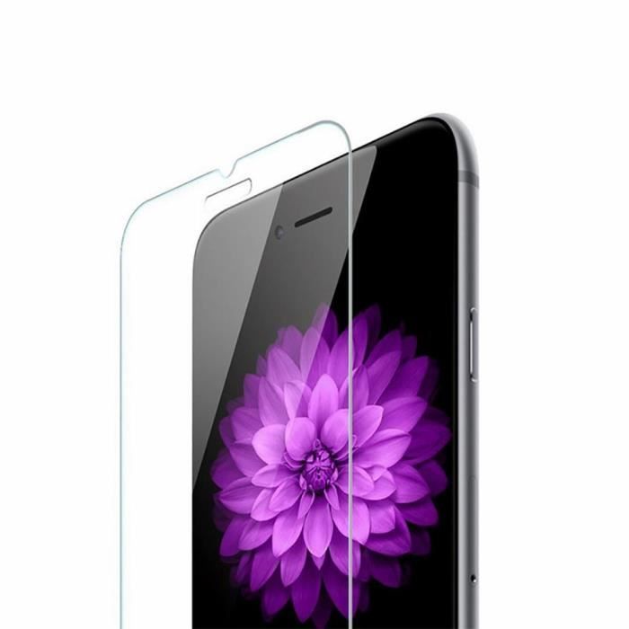 Verre trempé protecteur d'écran de protection résistant pour iPhone 7 Plus membrane haute définition scratch