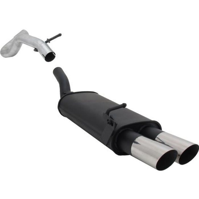 A2752E76S Pot silencieux echappement acier pour VW Golf 4 de type 1J de 1998 a 2004