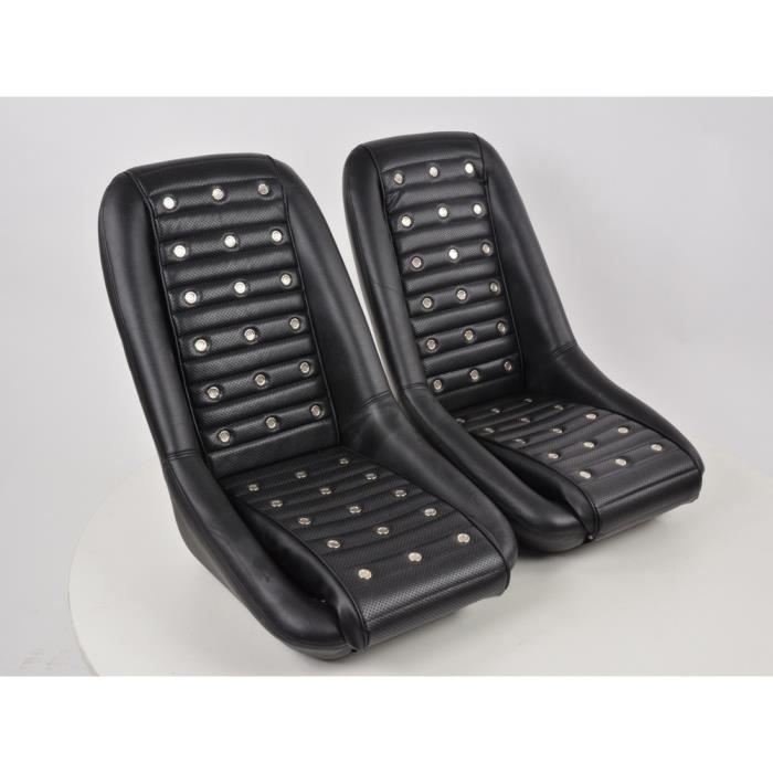 Siege baquet Set Classic 1 similicuir noir ohne repose-teteFKRSE13065