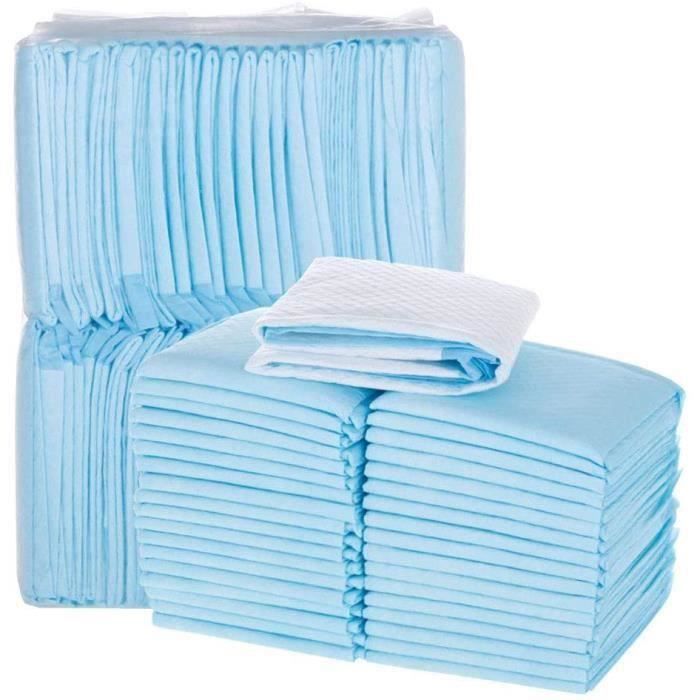 100 Tapis Éducateurs pour Chiots Chat - Apprentissage de La propreté. Tapis Absorant Couche Inférieure Imperméable, Standard 33x45