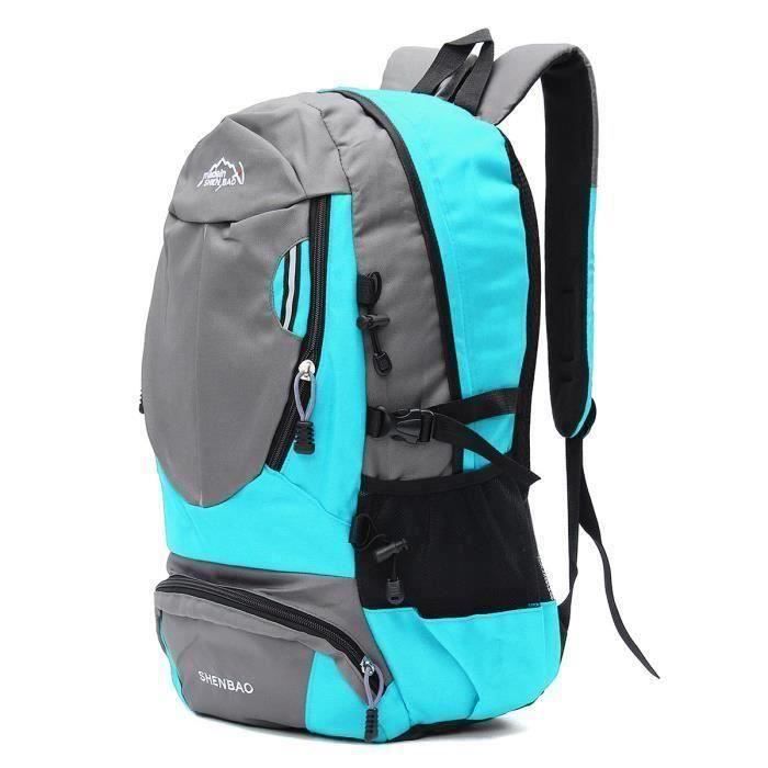 35L Sac à dos unisexe sac de voyage extérieur Bleu Ro29340