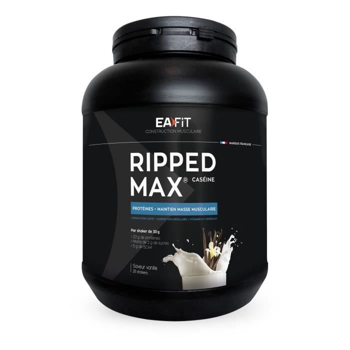 Eafit Ripped Max Caséine Goût Vanille 750g