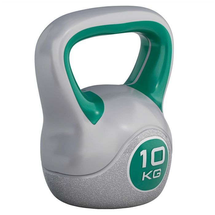 Kettlebell plastique STYLISH de 10 KG - haltère russe