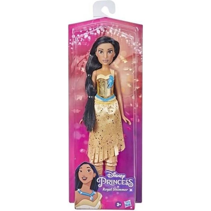 DISNEY PRINCESSES - Poussière d'étoiles - Poupée Pocahontas avec jupe et accessoires - jouet pour enfants - à partir de 3 ans