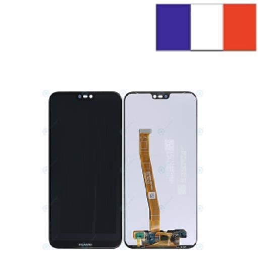 ECRAN COMPLET VITRE TACTILE + LCD HUAWEI P20 LITE NOIR