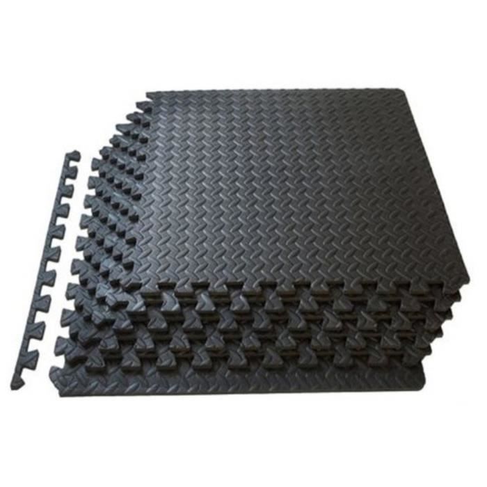 Tapis sans glissement de chambre de gymnastique neutre de lieu de mousse d'EVA de tapis de sports non-toxique imperméable 12pcs