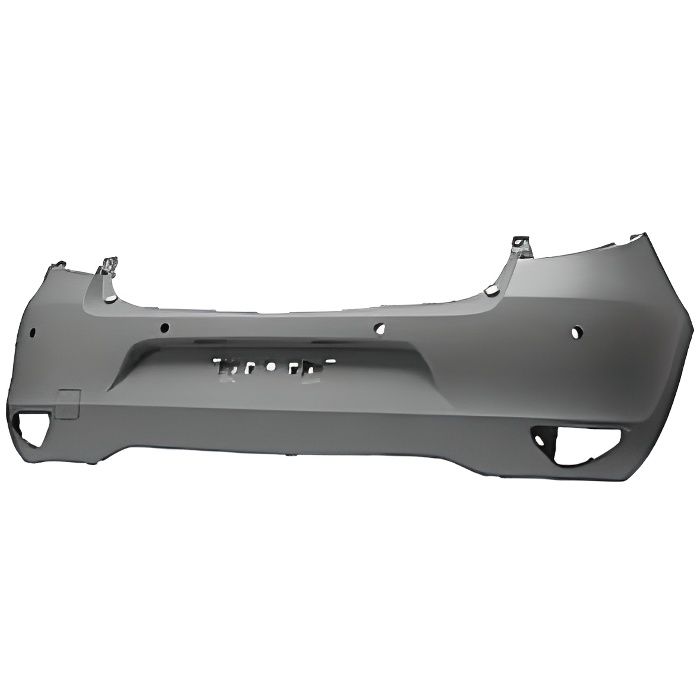 Pare chocs arrière RENAULT CLIO III phase 2, 2009-2012 trous capteurs radar de recul, Neuf à peindre.