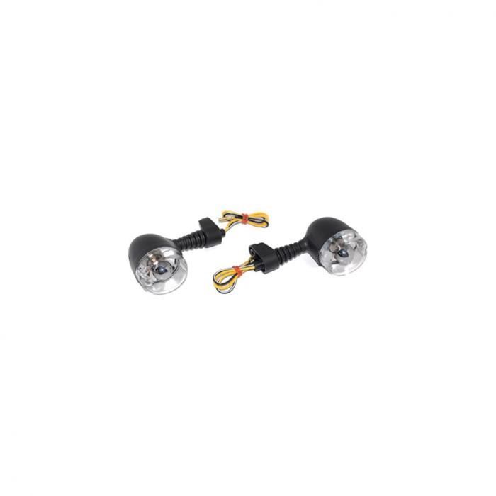 PHARES CLIGNOTANT SCOOT ADAPTABLE MBK 50 NITRO-YAMAHA 50 AEROX-DERBI 50 SENDA AR TRANSPARENT-NOIR AM