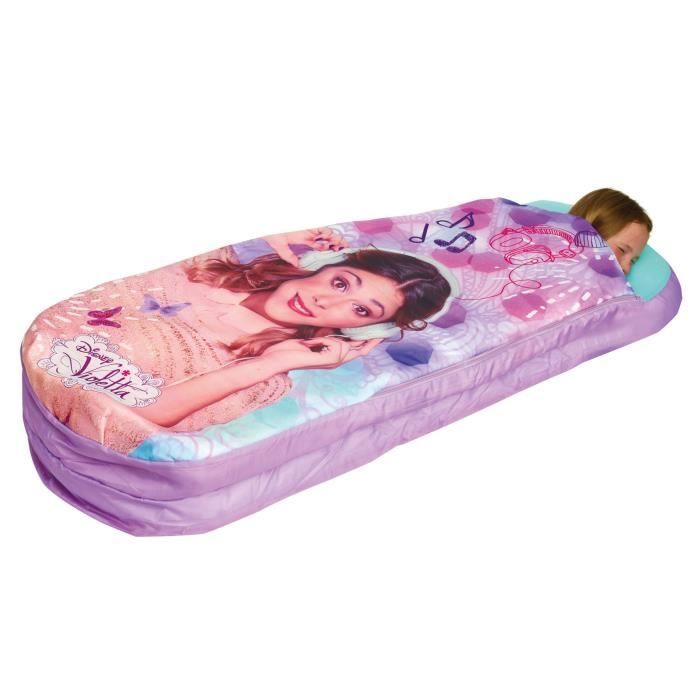 WORLDS APART Lit d'appoint, sac de couchage enfant gonflable VIOLETTA 62x150 cm - 1 personne - Worlds Apart