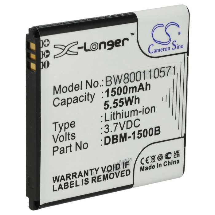 vhbw Li-Ion batterie 1500mAh pour téléphone portable Doro Liberto 820 Mini