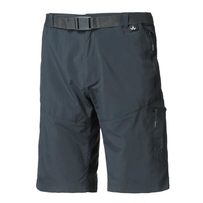 WANABEE Short de randonnée M TAZ - Homme - Gris Anthracite