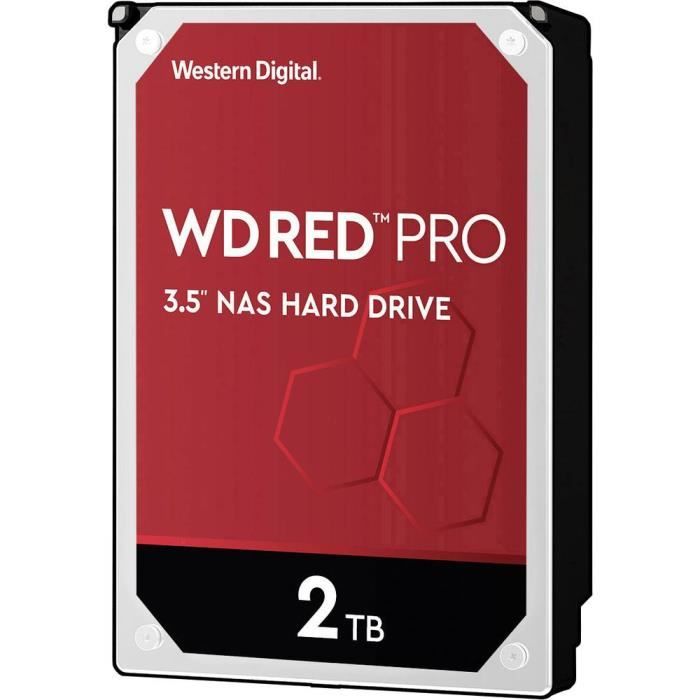 Disque dur interne 8.9 cm (3.5 pouces) 2 To SATA III Western Digital Red™ Pro WD2002FFSX 1 pc(s)