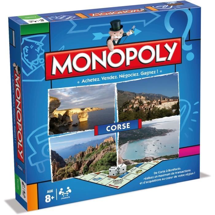 MONOPOLY Corse - Jeu de societé - Version française