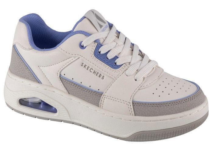 Skechers Baskets Femme - SKECHERS - Uno Court - Cuir Synthétique - Air-Cooled Memory Foam - Plat