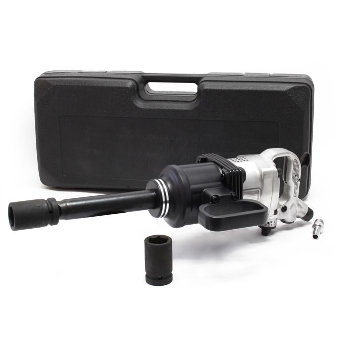 Jeu Clé à Chocs Pneumatique Wiltec 17 Pièces - 320 Nm, Pression 6 Bars - Raccord 1/4 - Pour Compresseur