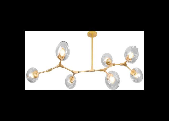 Lampe Suspendue De Plafond Toolight App507-7C Lampe Pendante Au Plafond 130 X 130 X 60 Cm Or