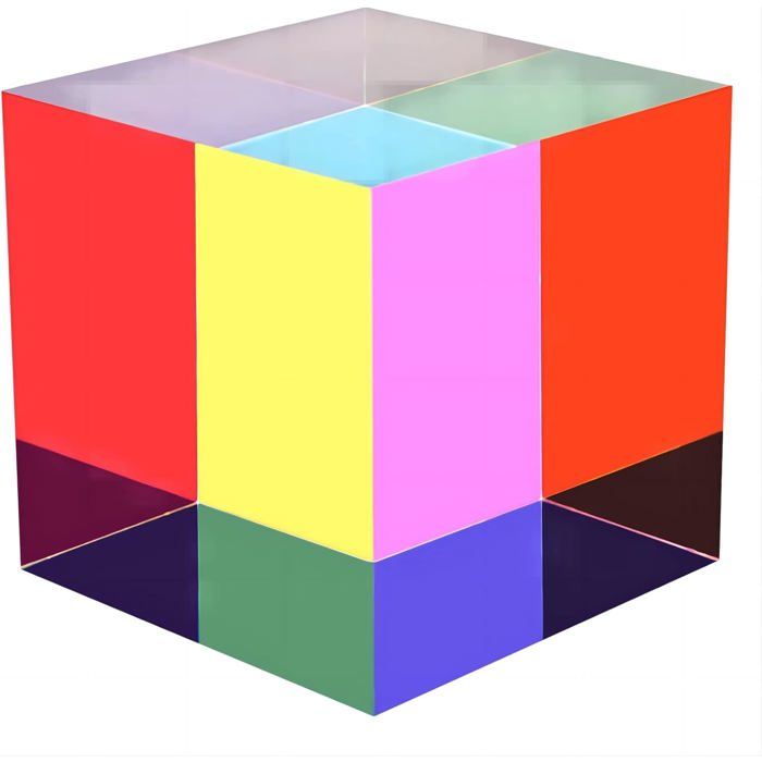 ZhuoChiMall Cube de Couleurs de mélange CMJ, Prisme de Cube en Acrylique de 40 mm (1,57 Pouce), Cube CMY pour la décoration de la Maison ou du Bureau, Jouets STEM / Steam ZhuoChiMall Cube de Couleurs de mélange CMJ, Prisme de Cube en Acrylique de 40 mm (1,57 Pouce), Cube CMY pour la décoration de la Maison ou du Bureau, Jouets STEM / Steam