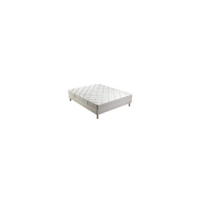 Ensemble matelas et sommier Bultex PACK ELEMENTAIRE 160x200