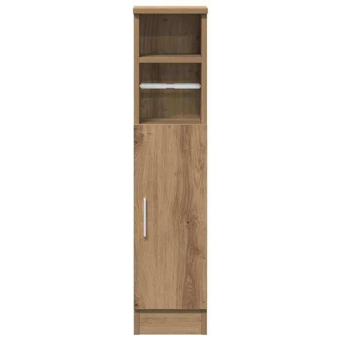 Meuble de salle de bain avec porte-rouleau - WIENS - Chêne artisanal - 205x22x90 cm - Capacité de poids 60 kg