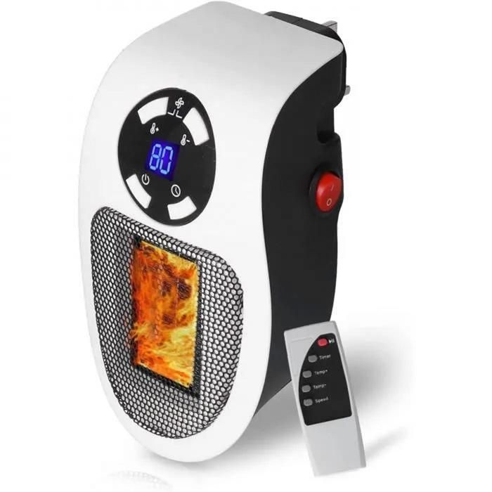 Mini Chauffage Soufflant 500 W radiateur soufflant électrique Portable à économie dénergie radiateur soufflant à Prise de A131
