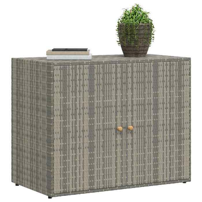 ShieldPro®Colonne DExtérieur CLOUDGris Armoire de rangement jardin - FAFA-TOP - Meuble de jardin - Gris 100x555x80 cm Résine tre