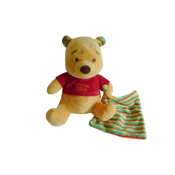Peluche mouchoir ours Winnie lOurson - Disney 31 cm