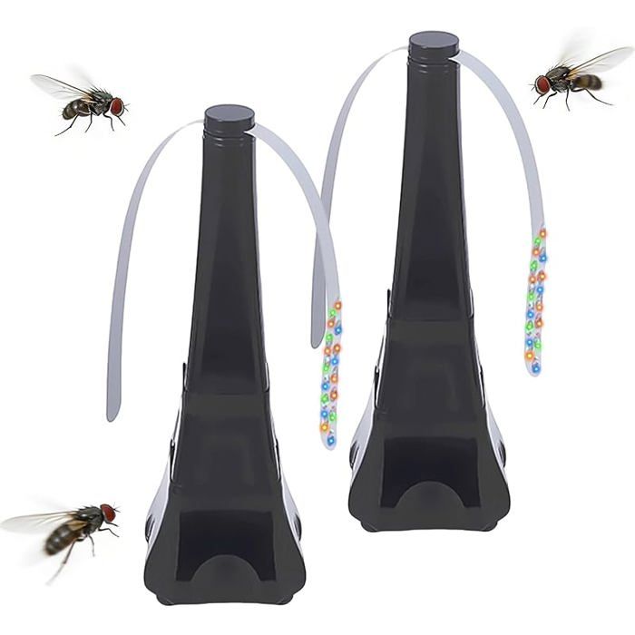 Ventilateur Anti Mouches Silencieux et sans Perturbation Tourniquet Mouche pour Eloigner Les Moustiques et Les Mouches Le